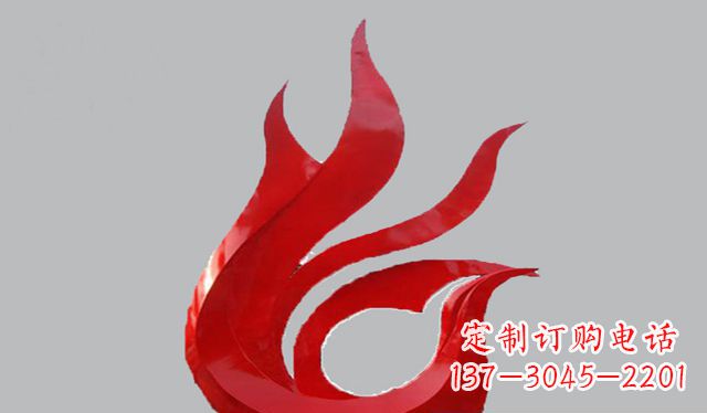 宁夏不锈钢凤凰雕塑——传承古代文化之美