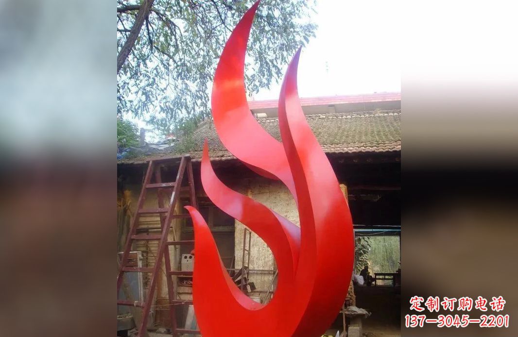 宁夏凤凰展翅飞翔的不锈钢雕塑