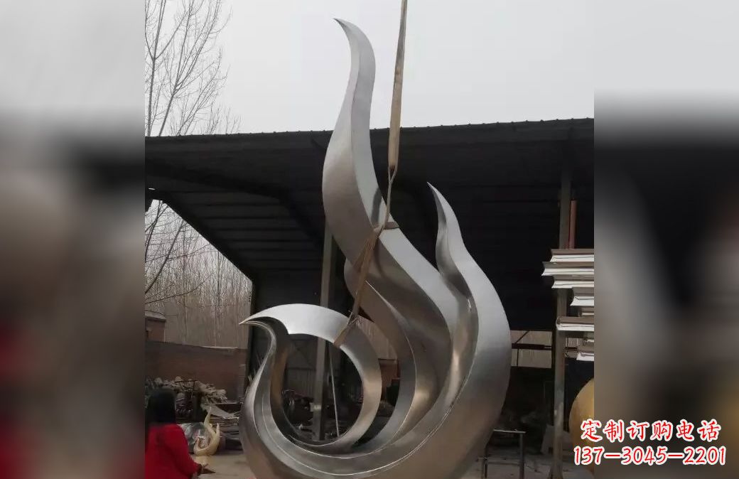 宁夏精美不锈钢凤凰雕塑