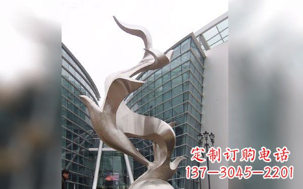 宁夏不锈钢鸽子雕塑