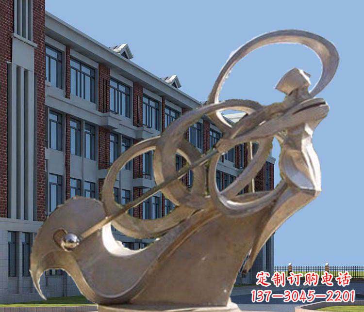 宁夏不锈钢制作的高尔夫球人物雕塑
