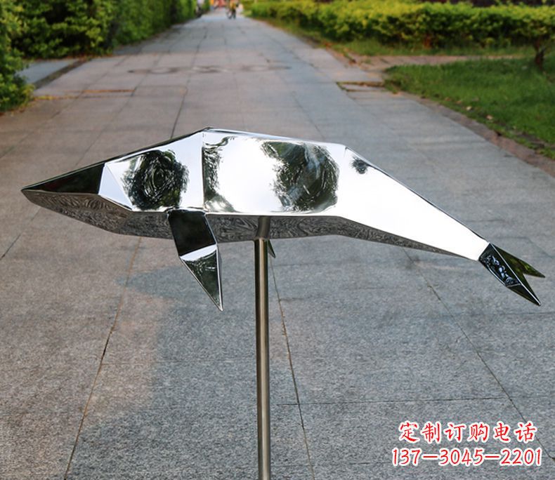 宁夏不锈钢海豚雕塑令人惊叹的精致艺术品