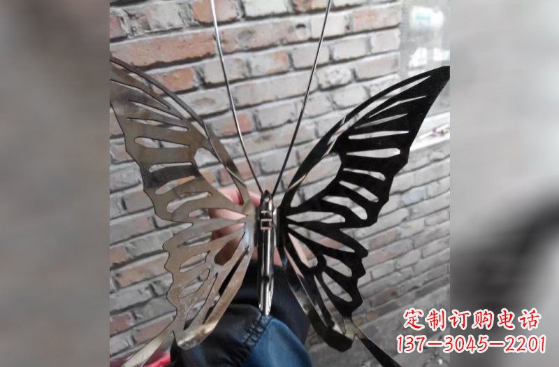 宁夏精美不锈钢蝴蝶雕塑