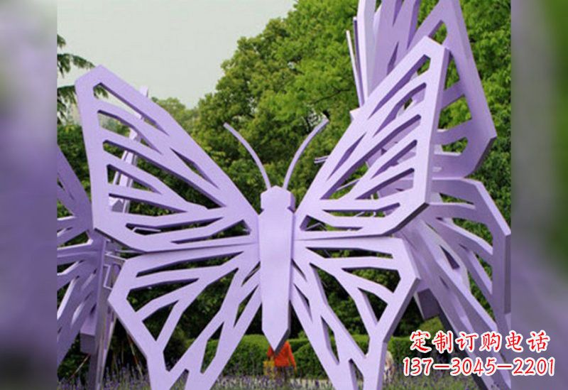 宁夏不锈钢蝴蝶雕塑美丽永恒