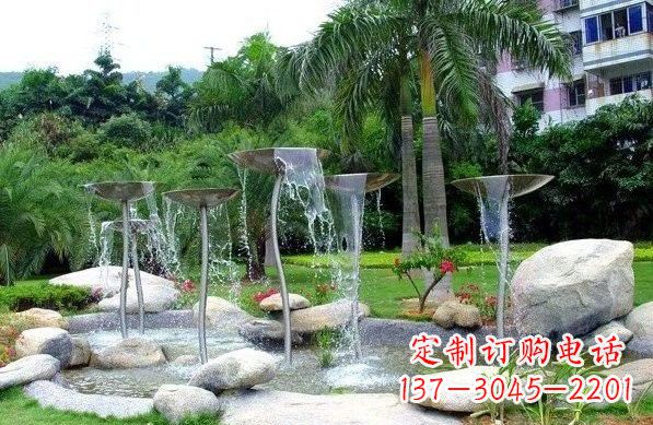 宁夏不锈钢喷泉雕塑艺术之美