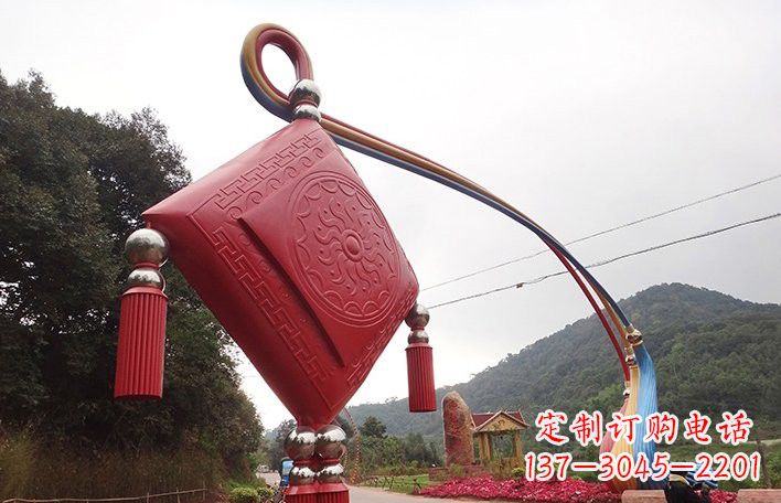 宁夏精美不锈钢拱门雕塑
