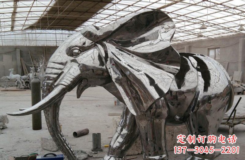 宁夏不锈钢大象传承与美的结合