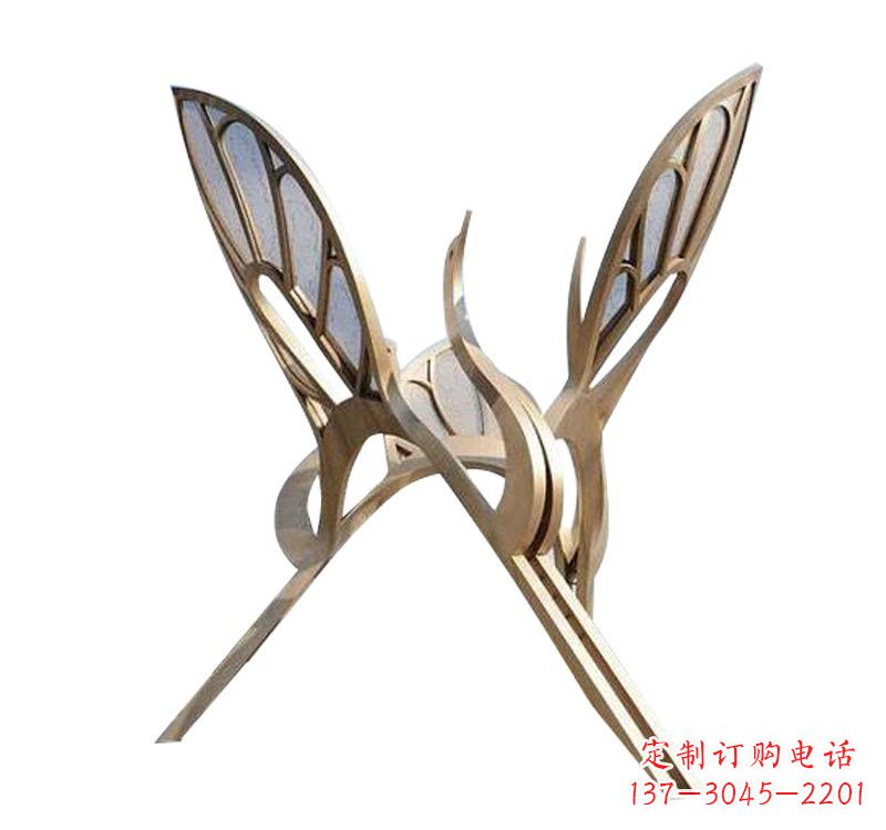 宁夏精美的不锈钢仙鹤雕塑