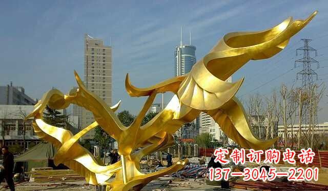 宁夏不锈钢大雁雕塑——一件传承中华文化的艺术杰作