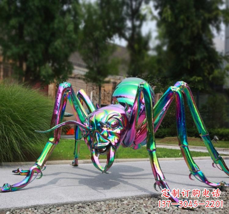 宁夏不锈钢蚂蚁雕塑精致的艺术作品