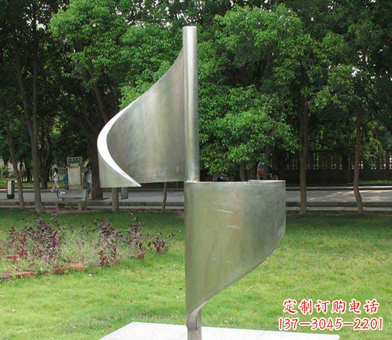 宁夏精美不锈钢风车雕塑