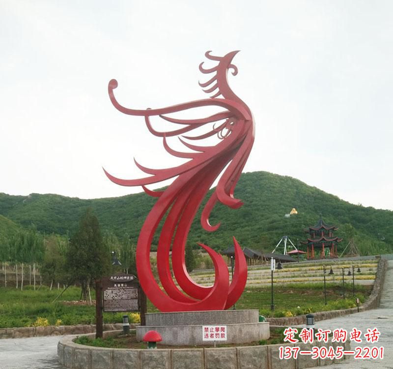 宁夏不锈钢凤凰展现古老文明的传承