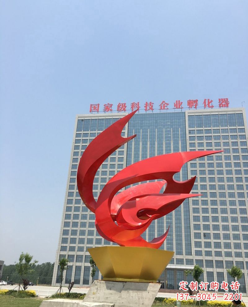 宁夏不锈钢凤凰雕塑一种具有传统文化内涵的艺术品