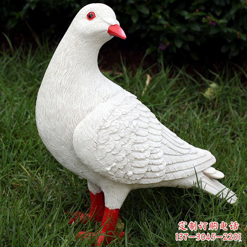 宁夏不锈钢鸽子雕塑