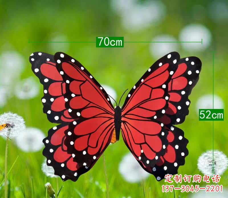 宁夏精美不锈钢蝴蝶雕塑
