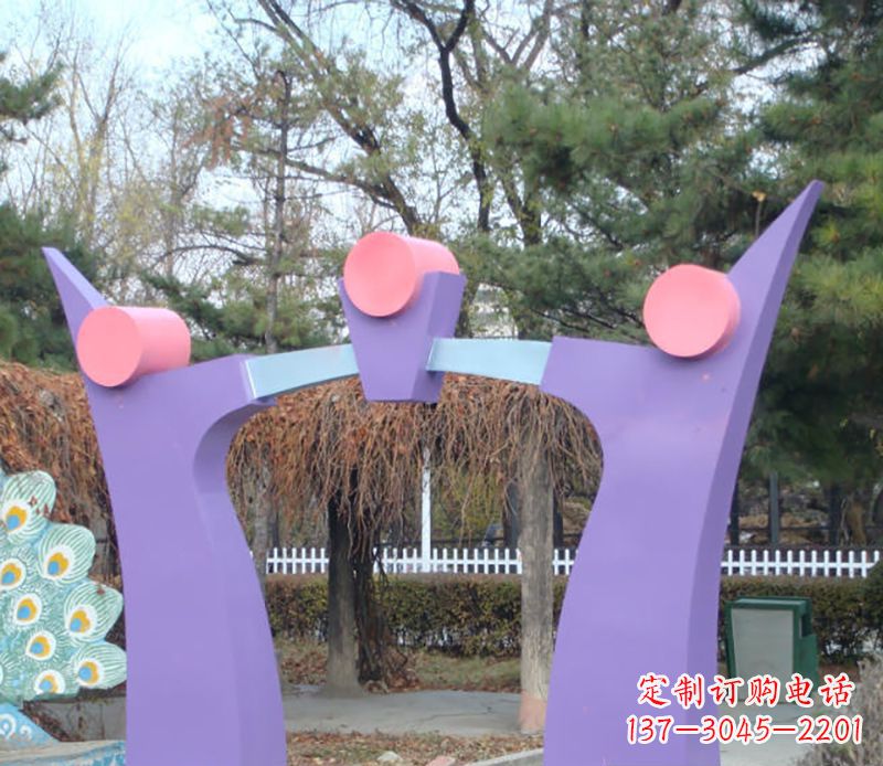 宁夏不锈钢拱门雕塑精美艺术品
