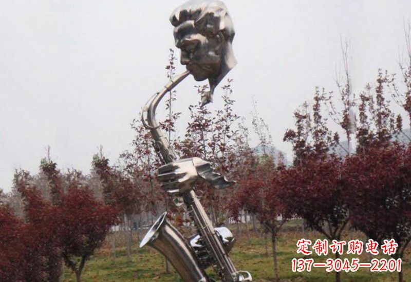 宁夏不锈钢萨克斯雕塑艺术与音乐的结合