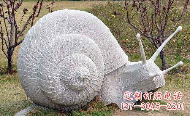 宁夏不锈钢蜗牛雕塑——让艺术与自然相结合
