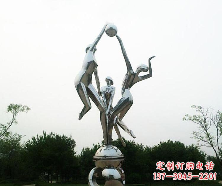 宁夏排球女孩雕塑