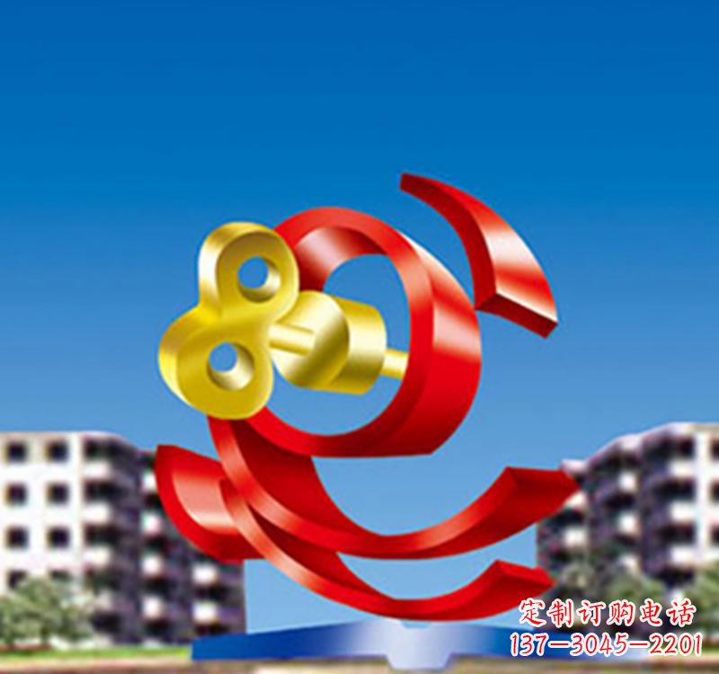 宁夏不锈钢飘带雕塑给公园景观带来独特美感