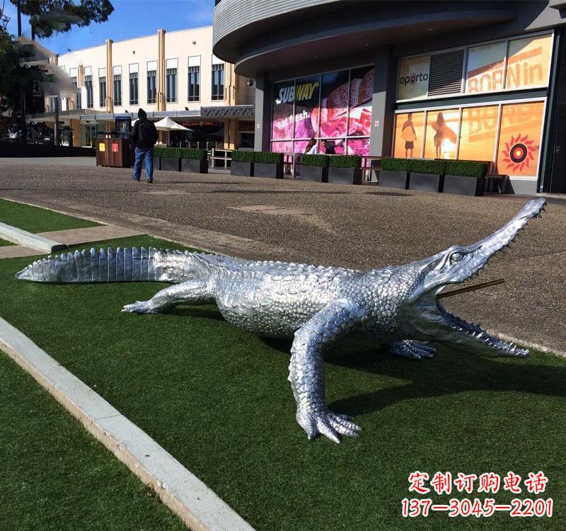 宁夏不锈钢动物雕塑精美而具有艺术价值