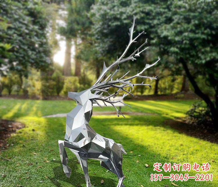 宁夏不锈钢动物雕塑美丽且耐久
