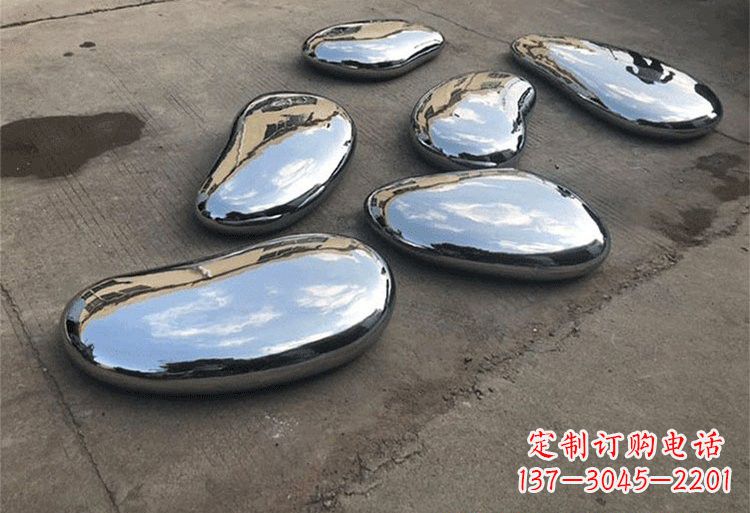 宁夏不锈钢水滴雕塑让公园更加美丽