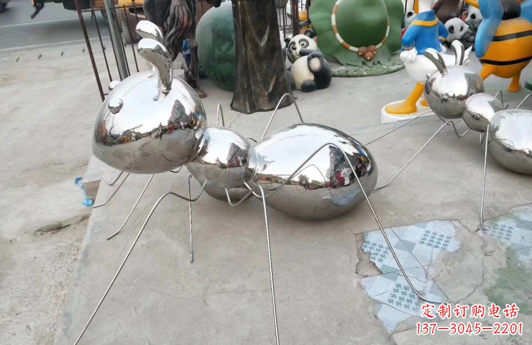 宁夏精致雕塑——不锈钢蚂蚁