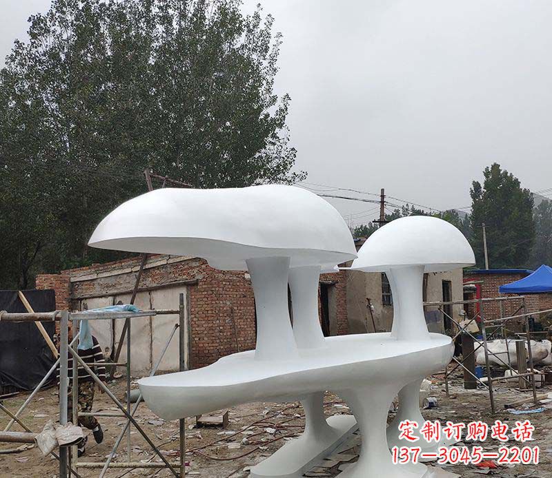 宁夏不锈钢蘑菇雕塑——美丽的艺术礼物