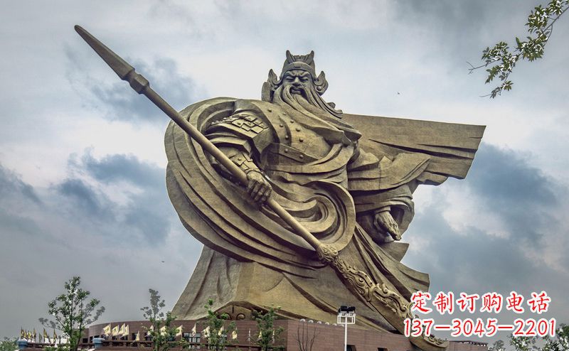 宁夏不锈钢关公广场雕塑传承中华文化