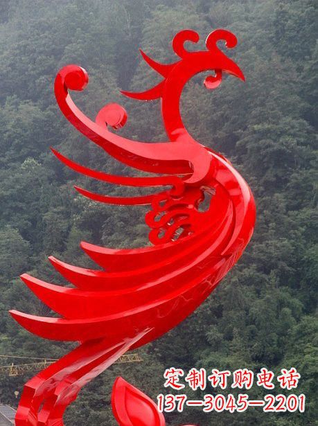 宁夏不锈钢凤凰雕塑一次精美的艺术体验