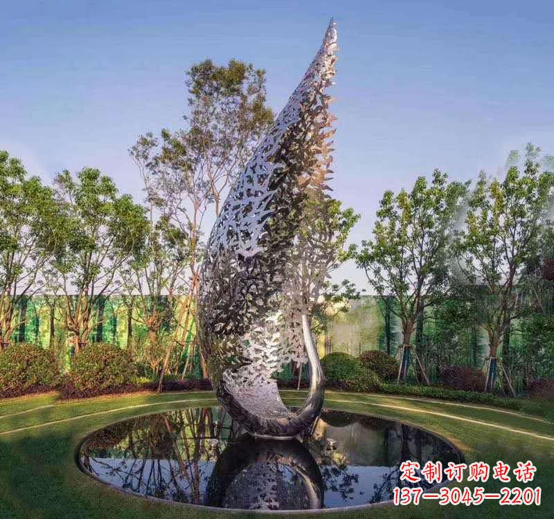 宁夏不锈钢凤凰雕塑精美绝伦