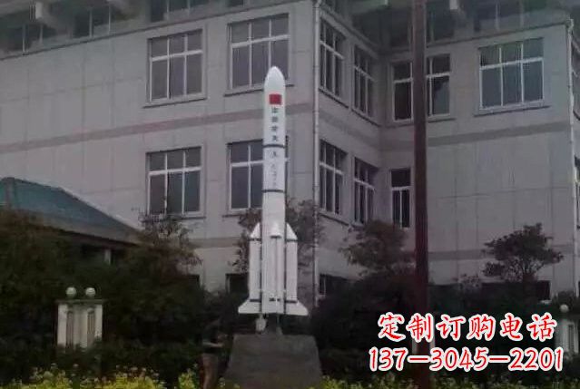 宁夏不锈钢火箭雕塑给城市带来无限美