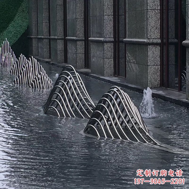 宁夏不锈钢假山雕塑精美外形,百变造型