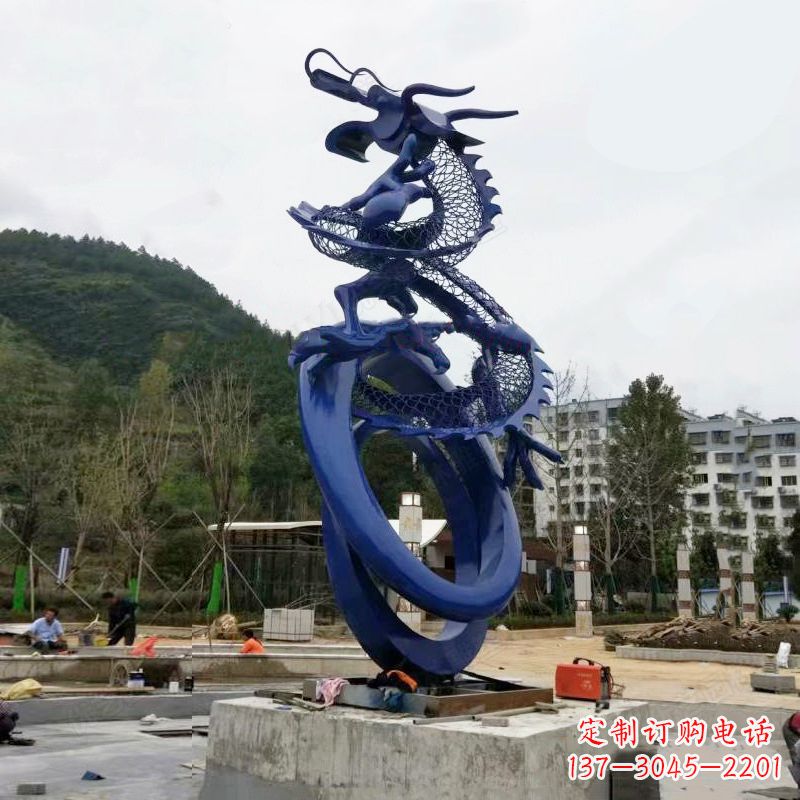 宁夏不锈钢动物雕塑——点缀公园园林