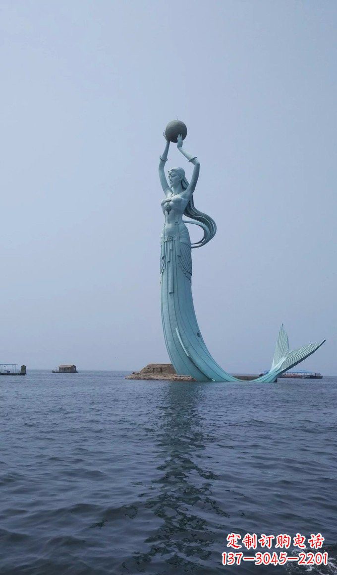宁夏美人鱼雕塑——浪漫之旅的起点