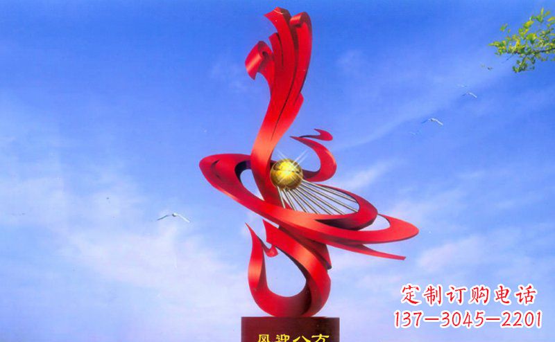 宁夏不锈钢孔雀雕塑——迎接八方美好