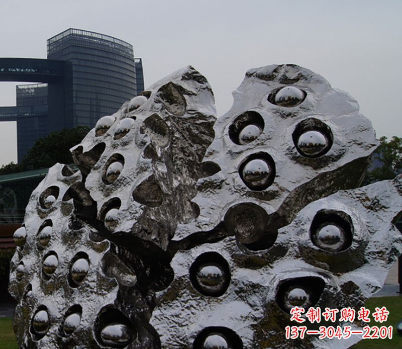 宁夏不锈钢莲蓬雕塑精美绝伦