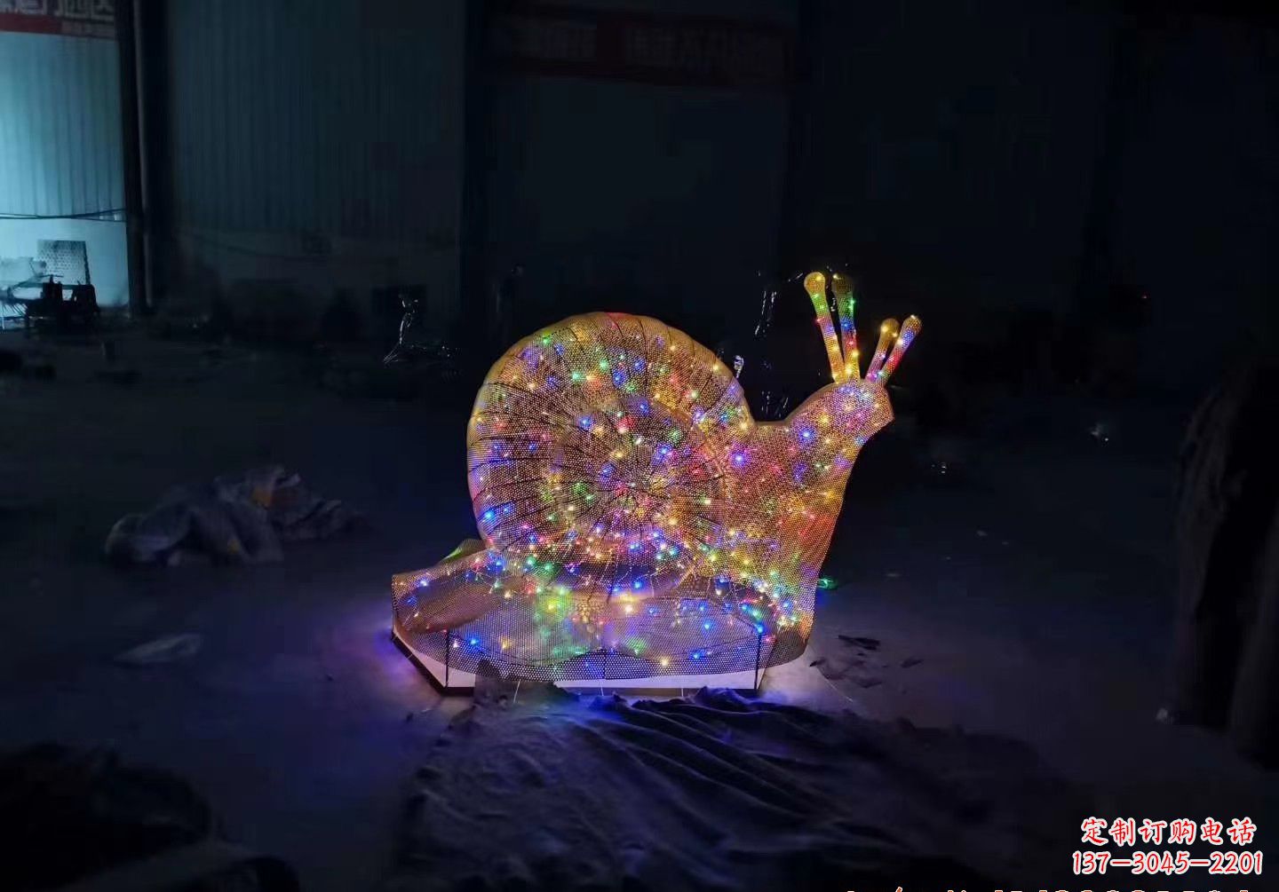 宁夏不锈钢镂空蜗牛雕塑精致美观的艺术品