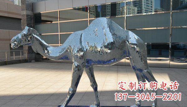 宁夏不锈钢骆驼雕塑一种充满浪漫情怀的艺术品