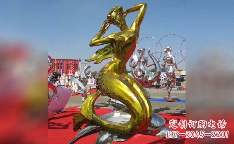 宁夏海底美人鱼雕塑