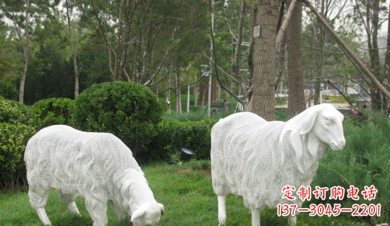 宁夏不锈钢绵羊雕塑——精致美观的艺术品