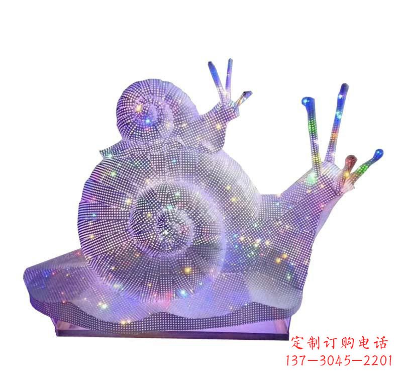 宁夏不锈钢蜗牛雕塑一件精美的艺术品