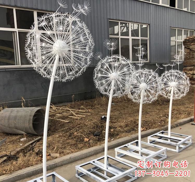 宁夏不锈钢蒲公英——城市雕塑的精美瑰宝