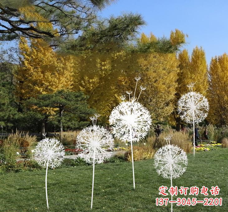 宁夏不锈钢蒲公英景观雕塑艺术与美的完美结合