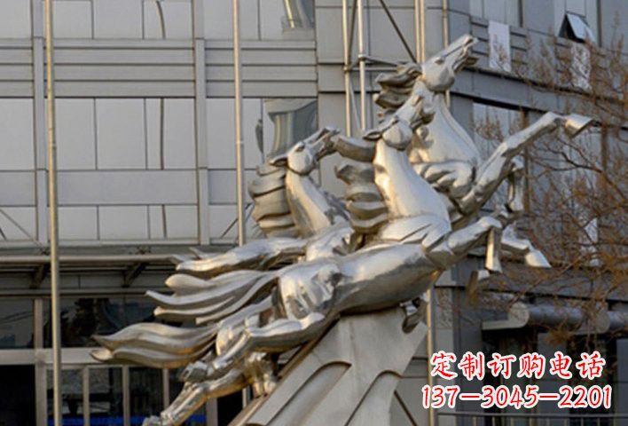 宁夏不锈钢马雕塑——精致的艺术瑰宝