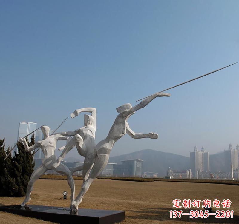 宁夏不锈钢标枪雕塑