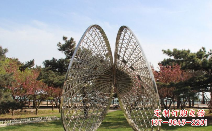 宁夏扇贝雕塑给公园带来清新之美