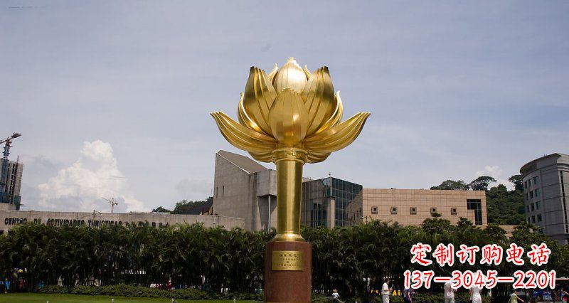 宁夏不锈钢莲花雕塑——精美的艺术品