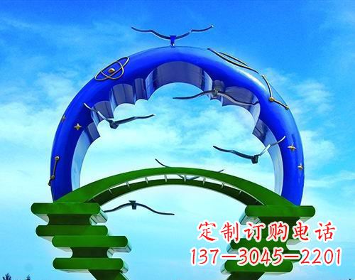宁夏海洋书籍雕塑——记忆中的校园美景